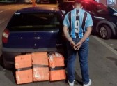 Jovem é preso com 50kg de maconha no Oeste de SC