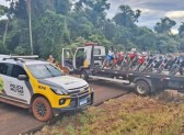PM encerra manobras perigosas, apreende nove motos e autua motociclistas