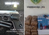 Homem é detido com arma de fogo e produtos descaminhados da Argentina