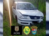 Automóvel furtado é recuperado após ação conjunta das policias Militar e Civil