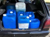 Operação da Receita Federal já apreendeu mais de 600 litros de gasolina e dezenas de botijões de gás de origem Argentina