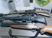 Policiais do BPFRON prendem homem e apreendem armas e munições na área rural do município