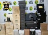 Policiais militares apreendem cerca de 30 mil reais em vinhos descaminhados em Santo Antonio do Sudoeste