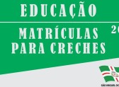 Educação realiza confirmação de matrículas para creches