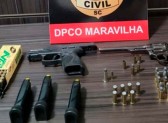 Polícia Civil prende homem em flagrante por posse irregular de arma de fogo