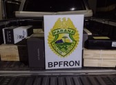 BPFron apreende veículo carregado com bebidas estrangeiras