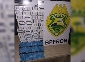 BPFron apreende cigarros e comprimidos do tipo viagra contrabandeados