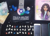 PM flagra tráfico de drogas em boate às margens da SC 283