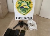 BPFRON apreende arma de fogo
