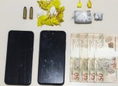 Polícia apreende droga e munições em continuidade à operação Hórus