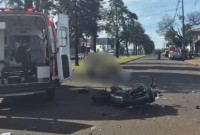 Motociclista morre durante teste drive após acidente com carro