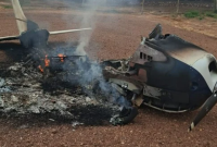 Avião é incendiado após tentativa de interceptação por caça da FAB em Mato Grosso