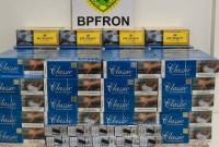 Bpfron apreende 208 pacotes de cigarros contrabandeados, cigarros eletrônicos e medicamentos