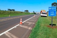 Corredor Sudoeste já tem marcos quilométricos atualizados nas rodovias