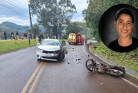 Identificada jovem que morreu em grave acidente em rodovia do Oeste Catarinense