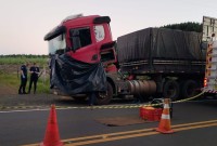 Trabalhador morre após ser atingido por cabine de caminhão durante manutenção na SC-120