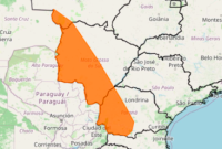 Tempestades com ventos de até 100 km/h colocam quatro estados em alerta nesta quarta-feira