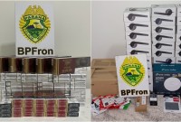 Polícia Militar apreende carga de contrabando em ônibus interestadual durante operação