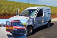 Motociclista fica gravemente ferido em colisão com carro no interior de Bom Jesus do Oeste