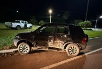 Duas mulheres ficam feridas em colisão entre veículos na SC-163