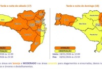 Defesa Civil sobe alerta e coloca SC em risco alto para temporais com vento forte e granizo