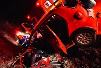 Grave acidente na SC-155 deixa motorista gravemente ferido