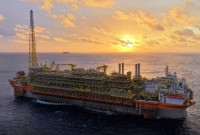 Navio-plataforma da Petrobras atinge produção máxima no pré-sal