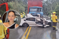 Jovem de 26 anos morre em colisão entre BMW e caminhão na SC-418