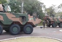 ONU avalia tropas brasileiras em inspeção no 33º Batalhão de Infantaria Mecanizado