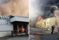 Incêndio de grandes proporções atinge fábrica da Colcci