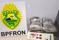 Homem é preso pelo BPFron com mais de 2 kg de maconha em ônibus interestadual