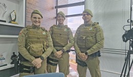 Agosto Lilás: cadetes da PMSC destacam ações de combate à violência contra a mulher