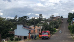 Bombeiros atendem homem que sofreu agressão