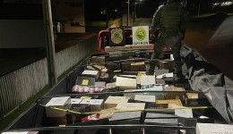 Carreta com vinho argentino e iPhones é apreendida pelo BPFRON e prejuízo passa de R$ 3,7 milhões