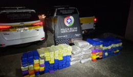 Cerca de 170 kg de maconha são apreendidos em ação policial na BR-101