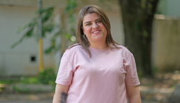 Colaboradora Tatiane Maistrelo destaca valorização da carreira na Sicredi Fronteiras