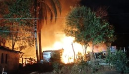 Incêndio destrói residência em Bom Jesus e bombeiros utilizam 25 mil litros de água no combate
