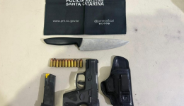Homem é preso por tentativa de feminicídio e porte ilegal de arma