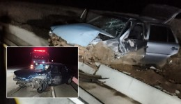Colisão frontal entre dois veículos deixa três feridos na SC-305