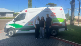 Município recebe nova ambulância equipada como UTI móvel