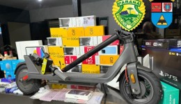 Polícia Rodoviária apreende celulares e eletrônicos ilegais na PR-182