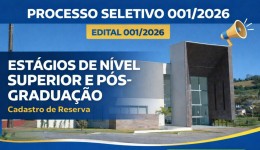 Prefeitura abre inscrições para Processo Seletivo de Estágio 2026