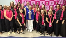 Lions Clube Barracão Mulher recebe visita de autoridades leonísticas