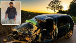 Morador de Ponte Serrada morre em acidente entre carro e caminhão na PR-182
