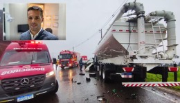 Cirurgião-dentista de Videira morre em grave acidente na SC-135