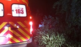 Motorista fica ferido após saída de pista na BR-282