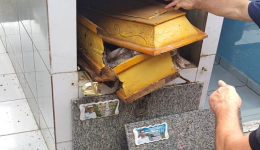 Túmulos são violados em cemitério e caso é investigado