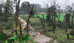 Meteorologista confirma ocorrência de tornado entre Nonoai e Erval Grande