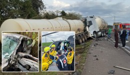 Idoso resgatado de helicóptero após grave acidente na BR-282 morre no hospital