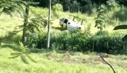 Helicóptero da Polícia Militar cai durante perseguição no Paraná